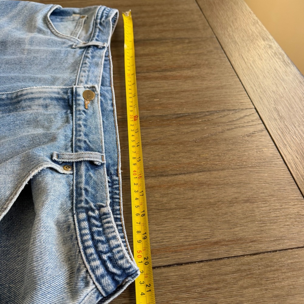 Vintage LL Bean 100% Cotton Elastic Waist Men's 42x29 Denim Jeans Relaxed Fit - Picture 8 of 10